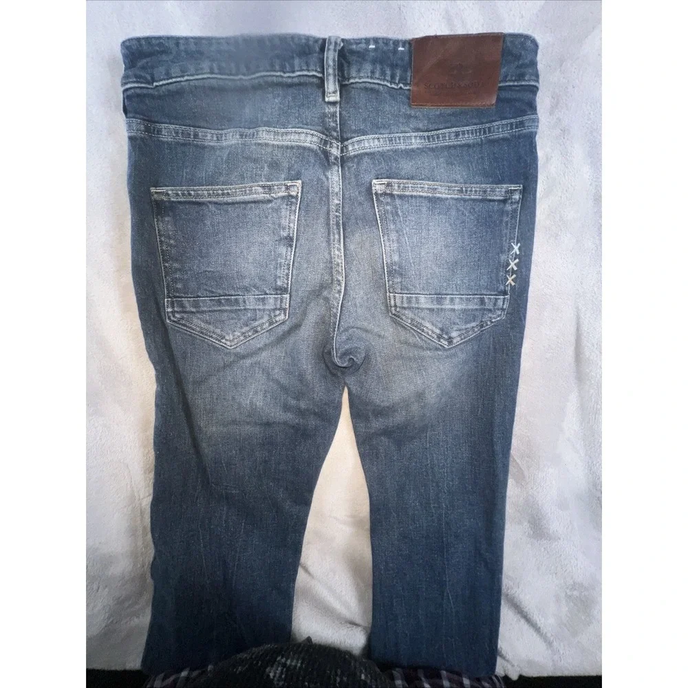 Scotch & Soda Skim Amsterdams Blauw Jeans Mens 29x32  Slim ‎ Blue